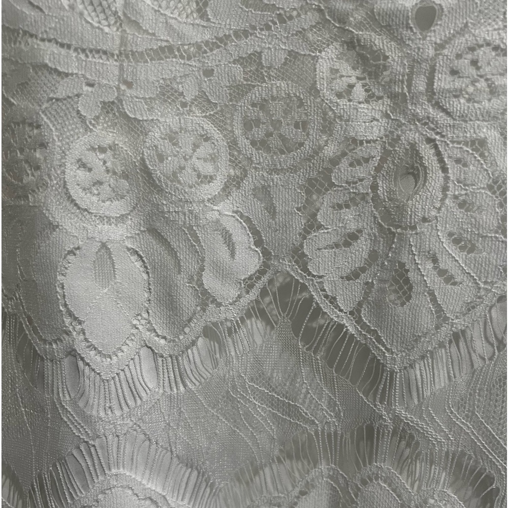 BB Dakota Jayce Lace Shealth Cocktail white Dress - Picture 10 of 12